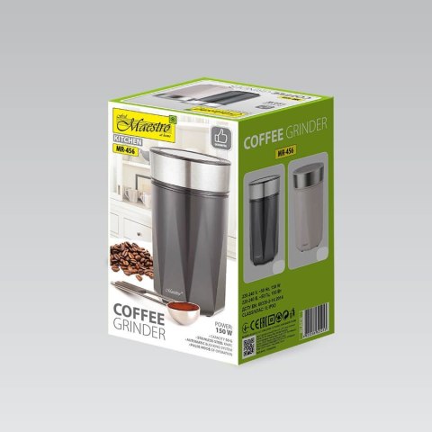 Młynek do kawy 50g 150W MR-456-BLACK Feel-Maestro Młynek do kawy 50g 150W MR-456-BLACK Feel-Maestro