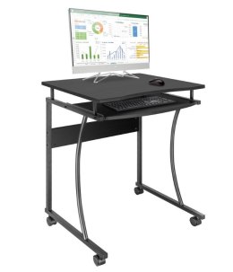 Biurko komputerowe mobilne Techly 600x480mm czarne Techly
