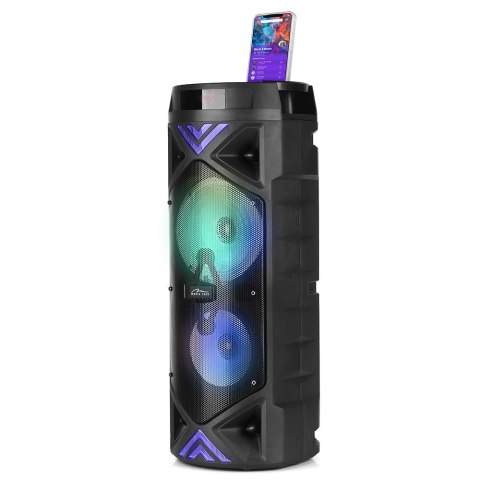 Głośnik FUNBOX KEG PRO MT3182 Karaoke/Bluetooth 5.0+EDR/FM/MP3?MicroSD/USB/Equalizer/AUX/Jack 6.3/Pilot/LED/RMS 50W/PMPO 1400W Media-Tech