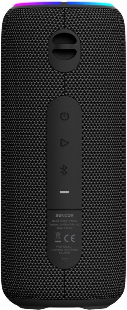 Głośnik bluetooth SIRIUS 2 MAXI B moc 30W, LED, TWS Sencor Głośnik bluetooth SIRIUS 2 MAXI B moc 30W, LED, TWS Sencor