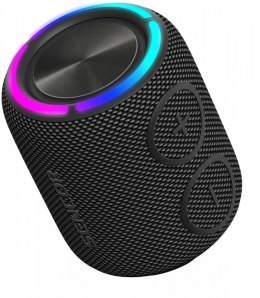 Głośnik bluetooth SIRIUS 2 MINI czarny moc 16W, LED, TWS Sencor