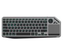 Klawiatura bezprzewodowa BT/RF 2.4GHz touchpad LED Techly