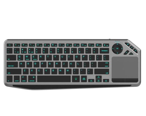 Klawiatura bezprzewodowa BT/RF 2.4GHz touchpad LED Techly Klawiatura bezprzewodowa BT/RF 2.4GHz touchpad LED Techly