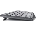 Klawiatura bezprzewodowa BT/RF 2.4GHz touchpad LED Techly