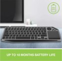 Klawiatura bezprzewodowa BT/RF 2.4GHz touchpad LED Techly
