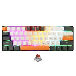 Klawiatura mechaniczna 60% ZONE 61 MT1258 (Przełączniki - RED) Media-Tech
