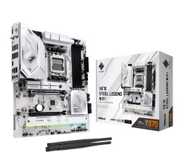 Płyta główna X870 STEEL LEGEND WIFI AM5 4DDR5 M.2 ATX ASRock