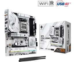 Płyta główna X870 STEEL LEGEND WIFI AM5 4DDR5 M.2 ATX ASRock