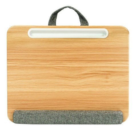 Podstawka pod laptop na kolana miękka wyściółka, wysuwana półka na mysz 410x335mm Techly Podstawka pod laptop na kolana miękka wyściółka, wysuwana półka na mysz 410x335mm Techly