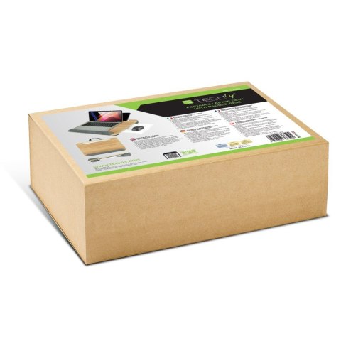 Podstawka pod laptop na kolana miękka wyściółka, wysuwana półka na mysz 410x335mm Techly Podstawka pod laptop na kolana miękka wyściółka, wysuwana półka na mysz 410x335mm Techly