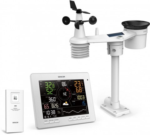 Profesjonalna Stacja meterologiczna wifi SMART z czujnik 7w1 Sencor Profesjonalna Stacja meterologiczna wifi SMART z czujnik 7w1 Sencor