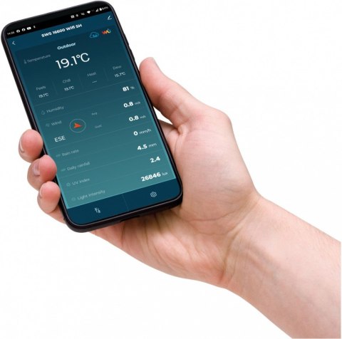 Profesjonalna Stacja meterologiczna wifi SMART z czujnik 7w1 Sencor Profesjonalna Stacja meterologiczna wifi SMART z czujnik 7w1 Sencor
