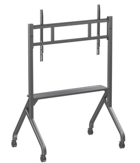 Stojak mobilny TV 55-86cali do 80kg regulowany półka AV Techly Stojak mobilny TV 55-86cali do 80kg regulowany półka AV Techly