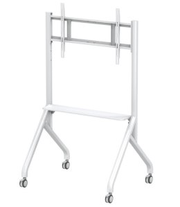 Stojak mobilny TV 56-100 cali do 100kg regulowany półka AV Techly