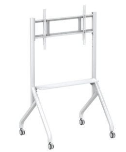 Stojak mobilny TV 56-100 cali do 100kg regulowany półka AV Techly