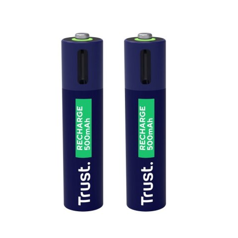 Baterie akumulatory 2 sztuki AAA USB-C Trust