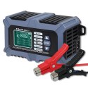 Inteligentna mikroprocesorowa ładowarka z testerem baterii i funkcją naprawy 12V | 6A | LCD | Prostownik do akumulatora AGM LiFe Qoltec