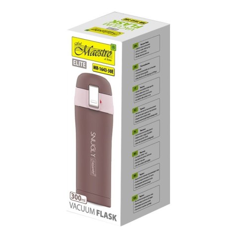Kubek termiczny 300 ml Snugly MR-1643-30E Brązowy Feel-Maestro Kubek termiczny 300 ml Snugly MR-1643-30E Brązowy Feel-Maestro