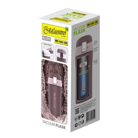 Kubek termiczny 300 ml Snugly MR-1643-30E Brązowy Feel-Maestro Kubek termiczny 300 ml Snugly MR-1643-30E Brązowy Feel-Maestro