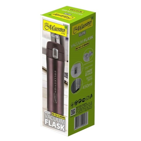 Kubek termiczny 450 ml MR-1641-45-Brązowy Feel-Maestro Kubek termiczny 450 ml MR-1641-45-Brązowy Feel-Maestro