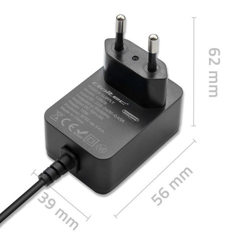 Ładowarka Super FAST PD for Raspberry PI 4 | USB-C | 15W | 5V | 3A | Czarna Qoltec Ładowarka Super FAST PD for Raspberry PI 4 | USB-C | 15W | 5V | 3A | Czarna Qoltec