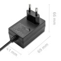 Ładowarka Super FAST PD for Raspberry PI 5 | USB-C | 27W | 5-12V | 1.8-5A | Czarna Qoltec