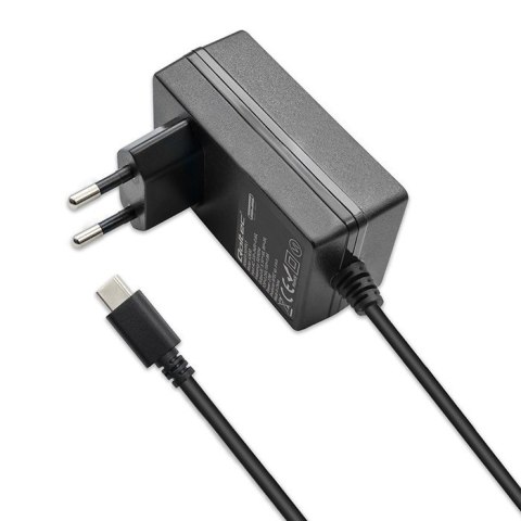Ładowarka Super FAST PD for Raspberry PI 5 | USB-C | 27W | 5-12V | 1.8-5A | Czarna Qoltec