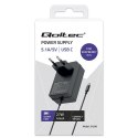 Ładowarka Super FAST PD for Raspberry PI 5 | USB-C | 27W | 5-12V | 1.8-5A | Czarna Qoltec