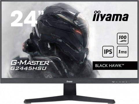 Monitor 23,8 cala G2445HSU-B2 IPS, FHD, 100Hz, 1ms, 2xUSB, 300cd IIYAMA