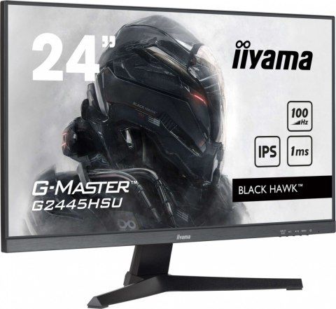 Monitor 23,8 cala G2445HSU-B2 IPS, FHD, 100Hz, 1ms, 2xUSB, 300cd IIYAMA