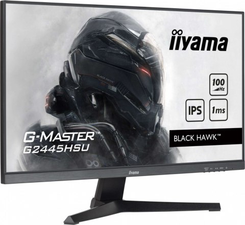 Monitor 23,8 cala G2445HSU-B2 IPS, FHD, 100Hz, 1ms, 2xUSB, 300cd IIYAMA