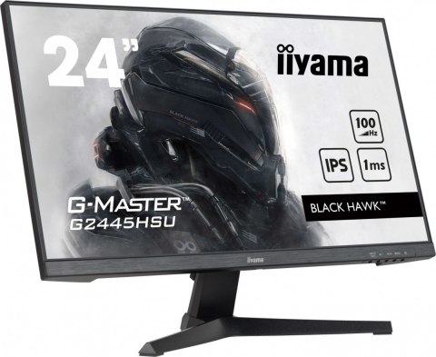 Monitor 23,8 cala G2445HSU-B2 IPS, FHD, 100Hz, 1ms, 2xUSB, 300cd IIYAMA