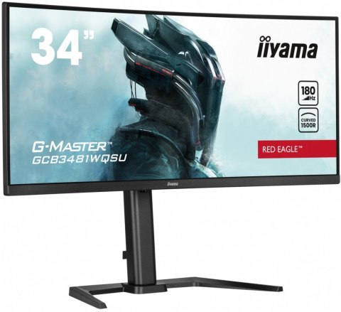 Monitor 34 cale GCB3481WQSU-B1 VA, UWQHD, 180HZ, 0.3ms, 500cd IIYAMA