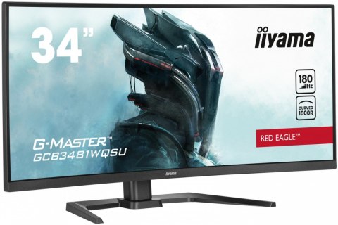 Monitor 34 cale GCB3481WQSU-B1 VA, UWQHD, 180HZ, 0.3ms, 500cd IIYAMA