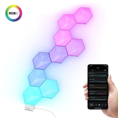 Panel oświetleniowy GXT902 VYBZ RGB HEXAGON Trust