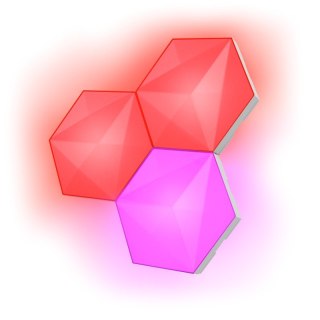 Panele dodatkowe GXT903 VYBZ LED HEXAGON 3 sztuki Trust