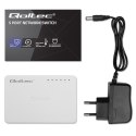 SWITCH przełącznik sieciowy 5 x port RJ45 | 100Mbps | Fast Ethernet| LAN Qoltec