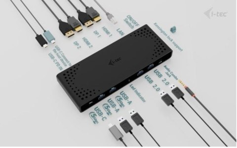 Stacja dokująca Universal Dual 4K Display Power Delivery 85W I-tec Stacja dokująca Universal Dual 4K Display Power Delivery 85W I-tec