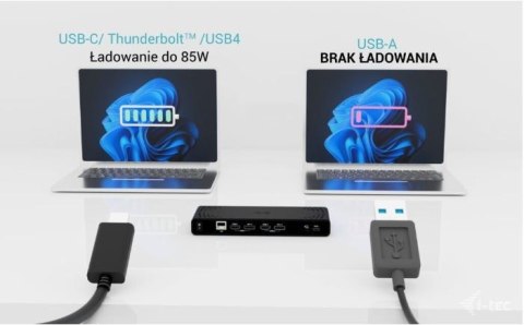 Stacja dokująca Universal Dual 4K Display Power Delivery 85W I-tec Stacja dokująca Universal Dual 4K Display Power Delivery 85W I-tec