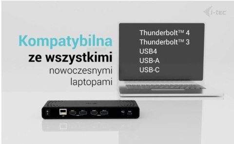 Stacja dokująca Universal Dual 4K Display Power Delivery 85W I-tec Stacja dokująca Universal Dual 4K Display Power Delivery 85W I-tec