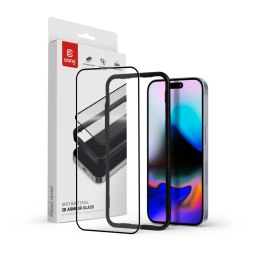 Szkło ochronne Anti-Bacterial 3D Armour Glass - hartowane 9H Full Glue do iPhone 16 Pro Max + ramka instalacyjna CRONG