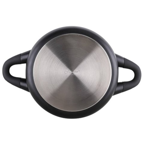 Garnek z pokrywką / Kociołek MARBLE 18cm, 2,2l MR-4017-18 Feel-Maestro Garnek z pokrywką / Kociołek MARBLE 18cm, 2,2l MR-4017-18 Feel-Maestro