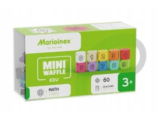 Klocki Mini Waffle Edu - Kostki matematyczne 60 elementów Marioinex
