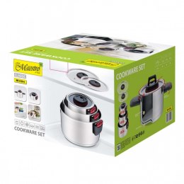 Komplet garnków ze składanymi uchwytami MR-3530-6 Feel-Maestro