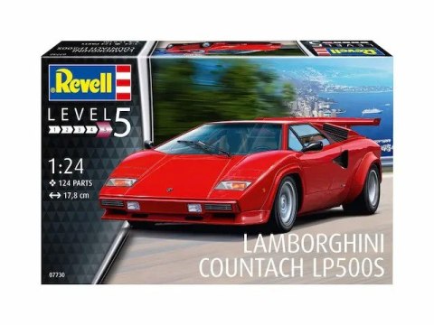 Model plastikowy Lamborghini Countach LP500 1/24 Revell Model plastikowy Lamborghini Countach LP500 1/24 Revell