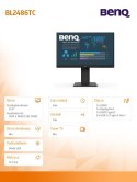 Monitor 23.8 cala BL2486TC LED 4ms/1000:1/IPS/HDMI Benq