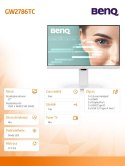 Monitor 27 cali GW2786TC LED 5ms/IPS/HDMI/100Hz Benq