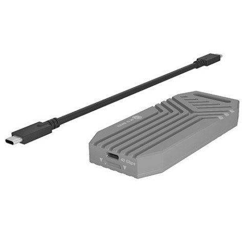 Obudowa IB-1919M-C42 Type-C. USB4. Gen 3x2 (40 Gbit/s) na PCIe NVMe M.2 2280 IcyBox Obudowa IB-1919M-C42 Type-C. USB4. Gen 3x2 (40 Gbit/s) na PCIe NVMe M.2 2280 IcyBox