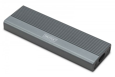 Obudowa USB 3.1 Typ C na dysk SSD M.2 NVMe 10 Gbps + SATA 6 Gbps aluminiowa, beznarzędziowa Digitus