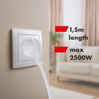 Przedłużacz 4 gniazda 1.5m, USB A/C MCE508 W Maclean